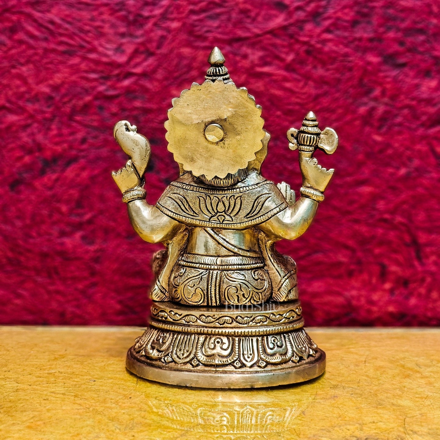 Brass Superfine Ganesha idol 8" - Budhshiv.com