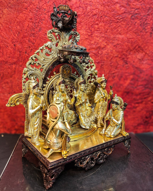 Brass Superfine The Royal Ram Darbar 23 inches - Budhshiv.com