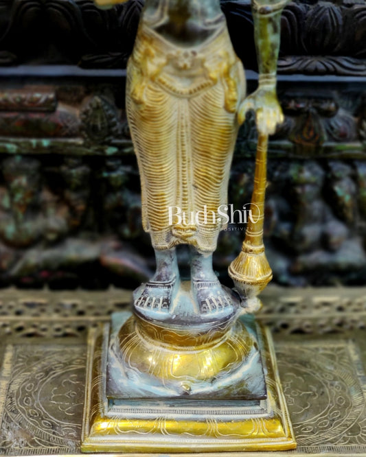 Brass Vishnu Statue 20 inch - Budhshiv.com
