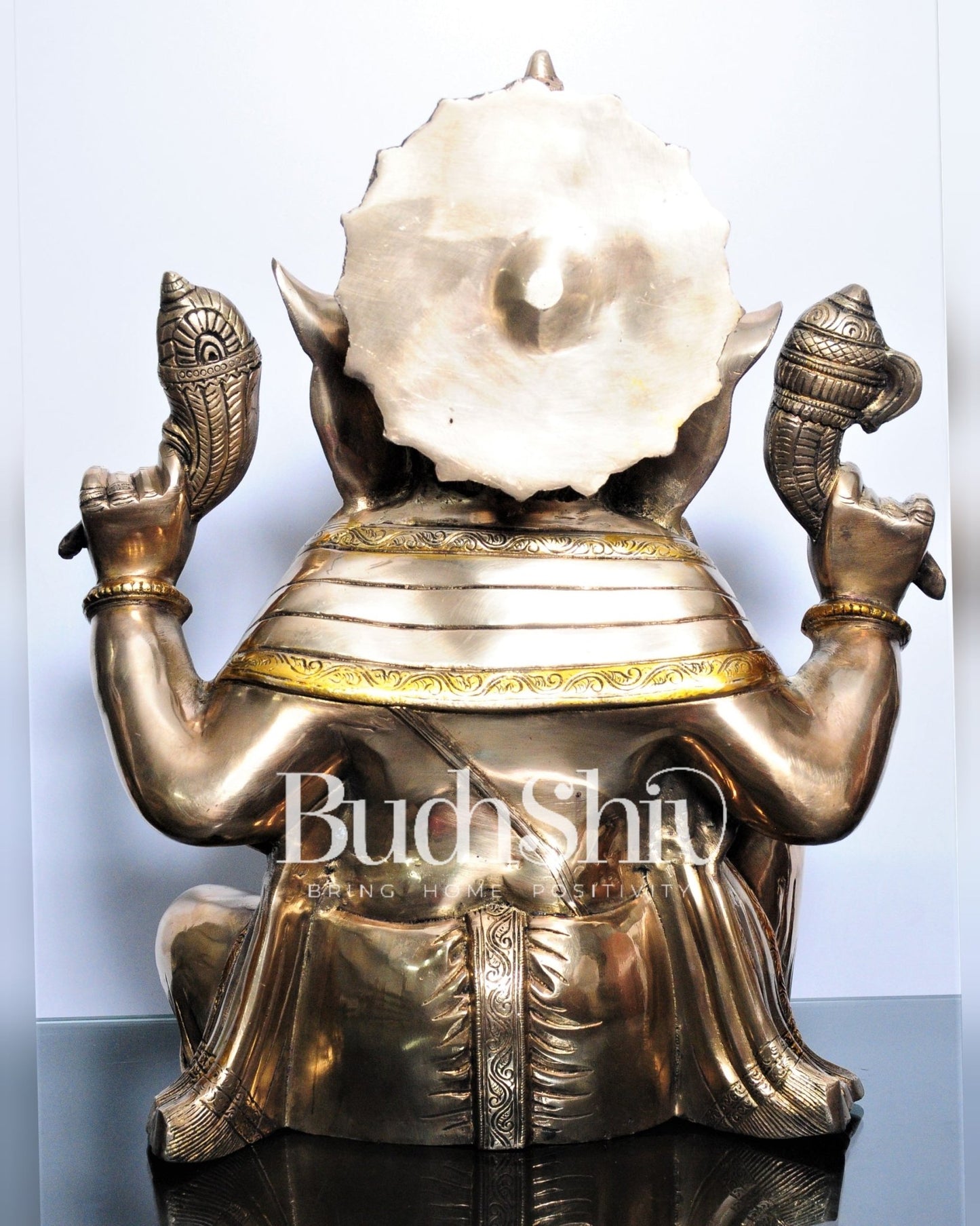 Ganesha Brass Statue 20 inches - Budhshiv.com