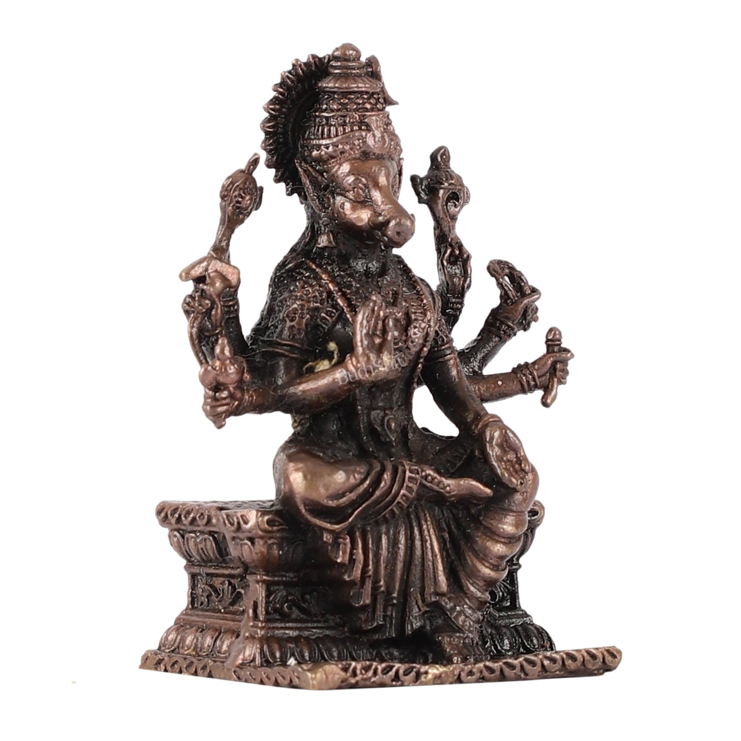 Pure Copper Varahi Amman Idol - 3" - Budhshiv.com