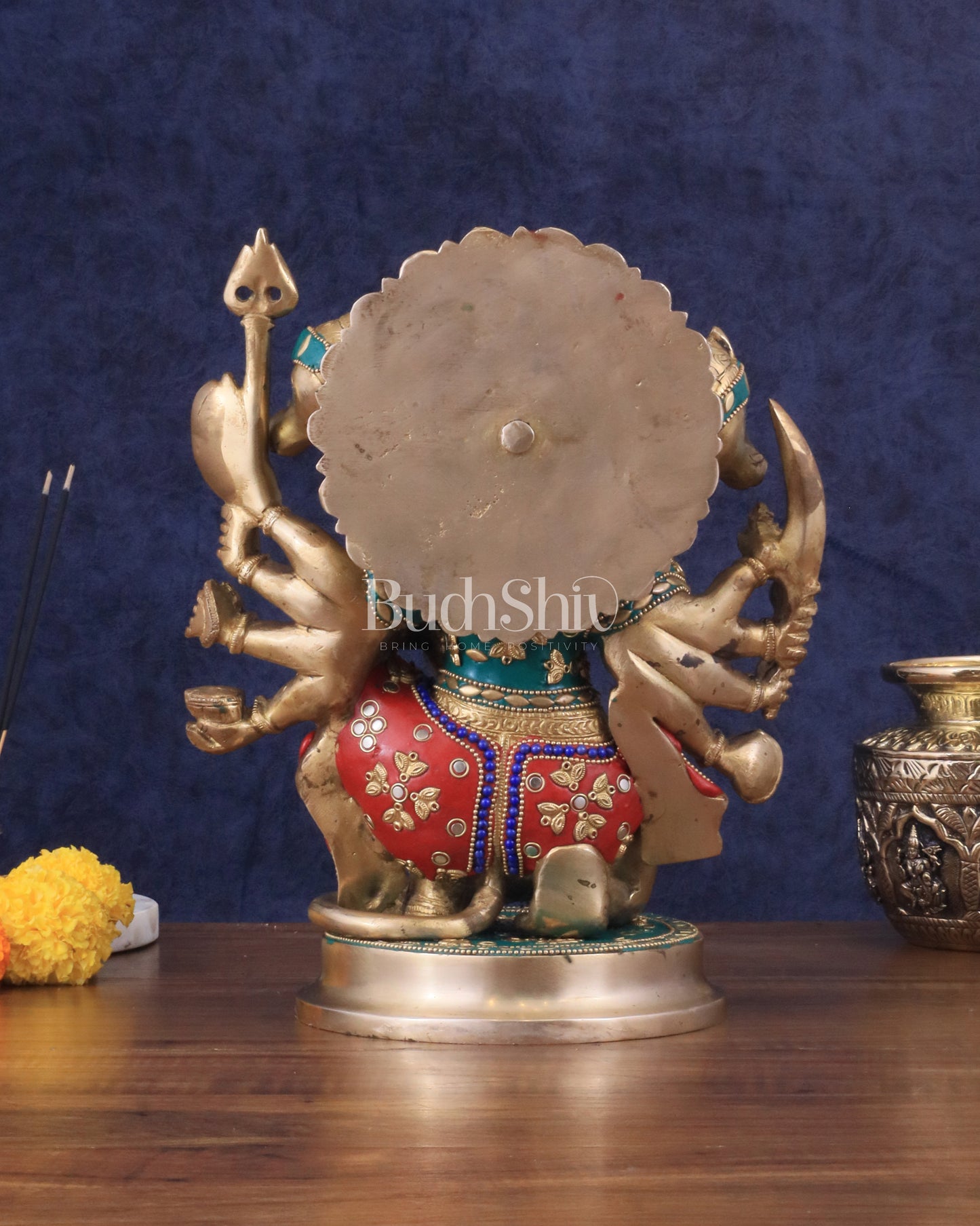 Brass Superfine Panchmukhi Hanuman 11 " statue