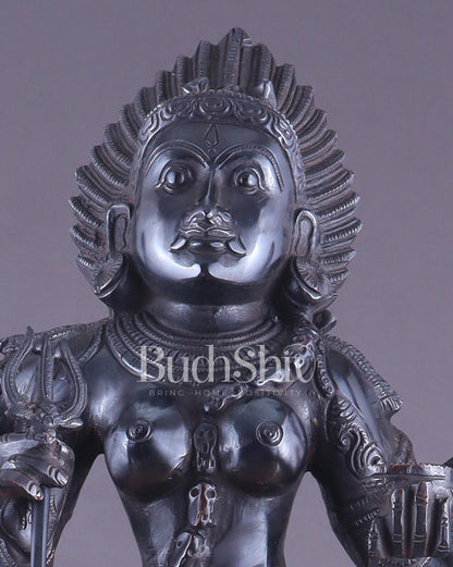 Brass Superfine Goddess Kali as Bhairavi statue 24"