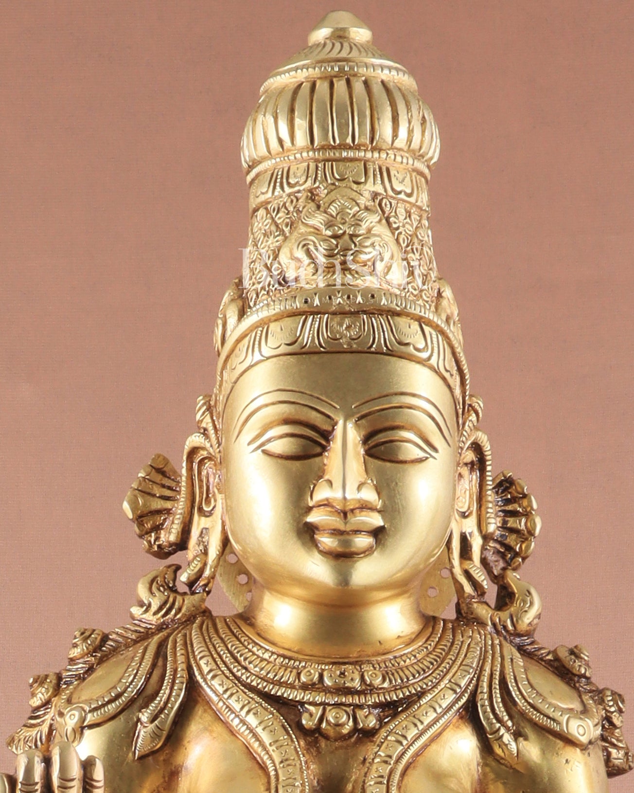 Pure Brass Large Goddess Lakshmi Superfine Statue 24"