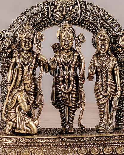 Ram Darbar Pure Brass Superfine Idol with Intricate Carvings