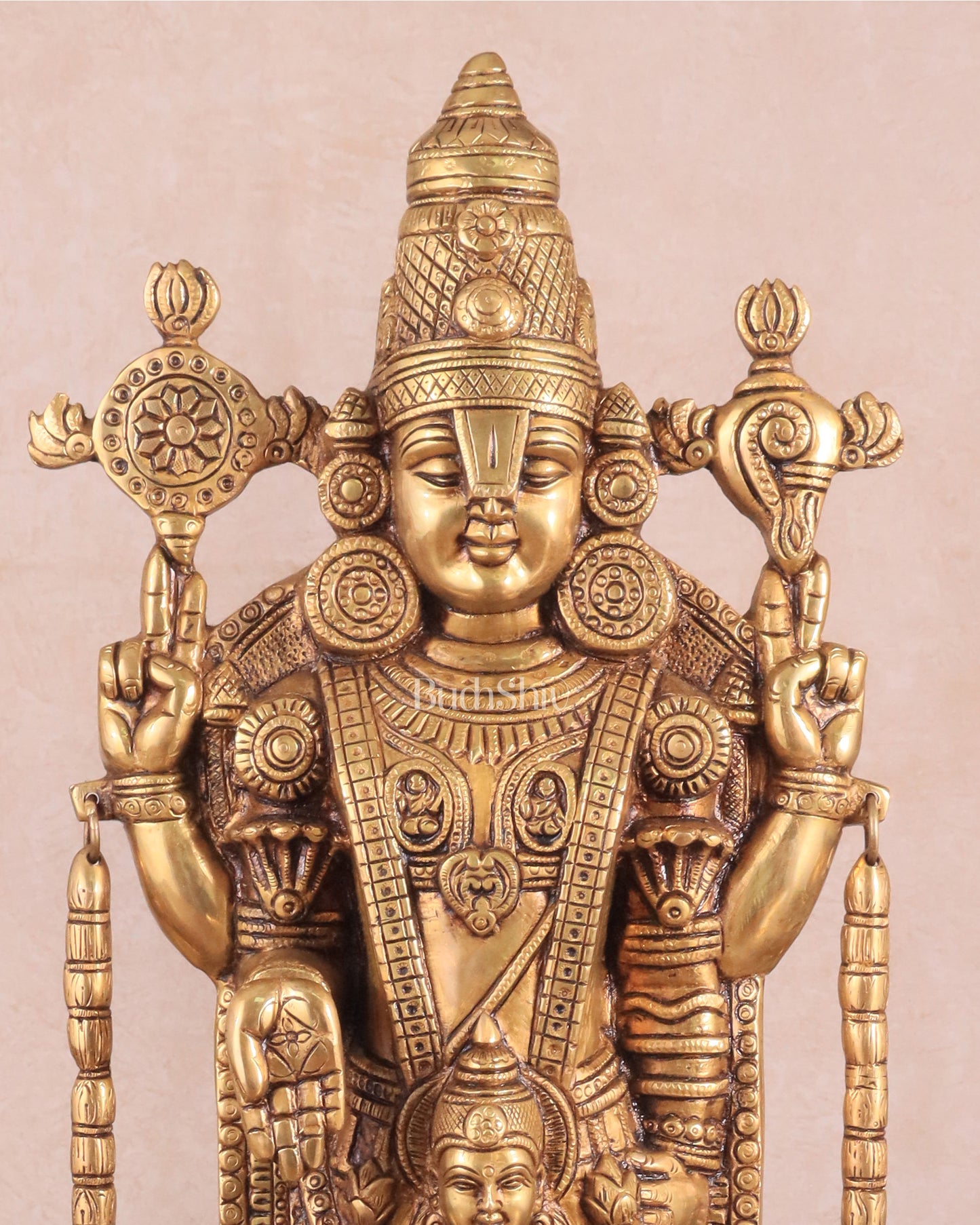 Superfine Brass Tirupati Balaji Idol | Height 20 inch