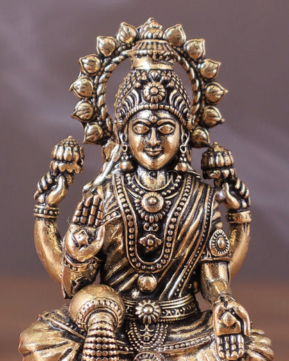 Pure Brass superfine Lakshmi Idol 3"