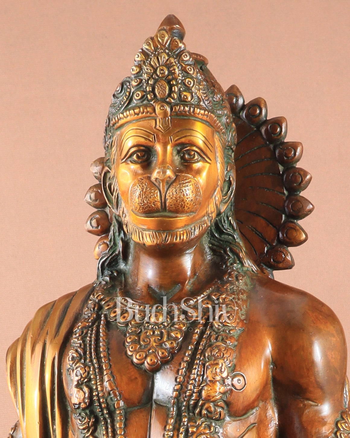 Brass Lord Hanuman Statue Standing 24" Height