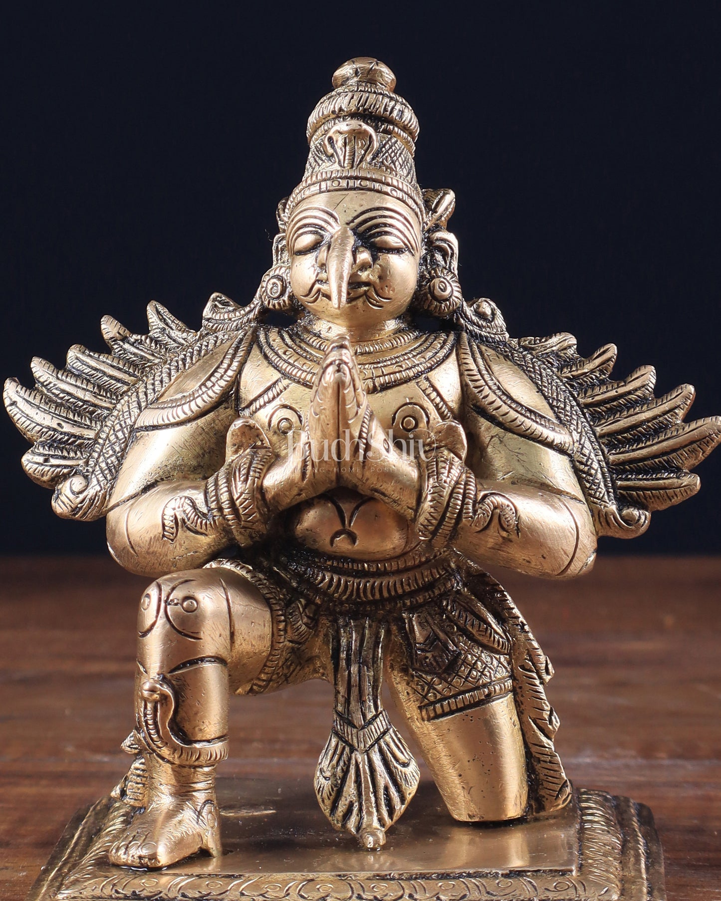 Brass Garuda Statue 5"