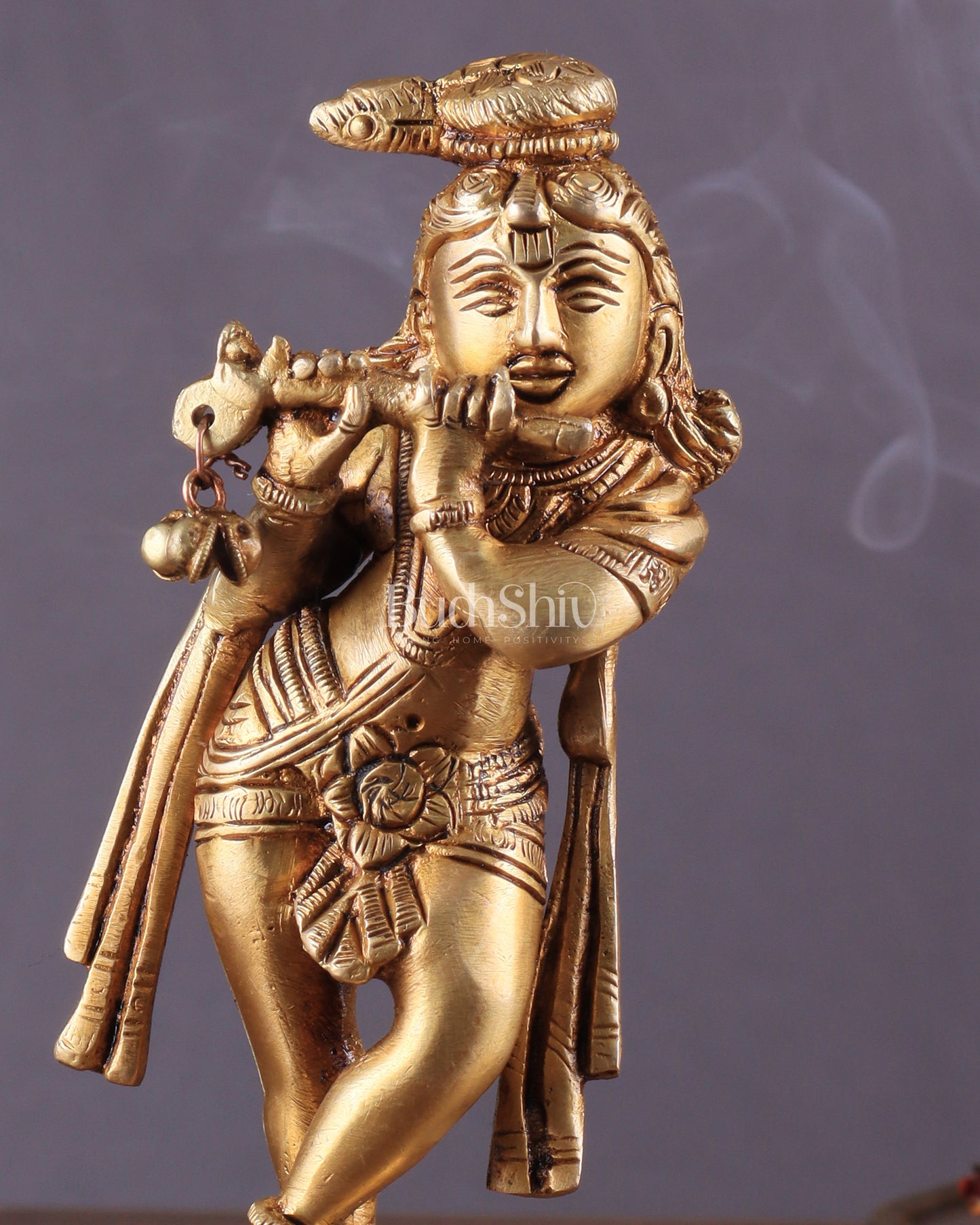 Unique Brass Superfine Lord Krishna Statue 6.5"