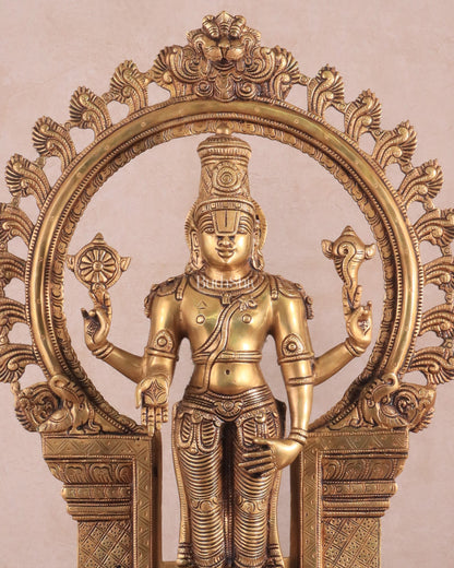 Brass Tirupati Balaji Lord Venkateshwara Swamy idol