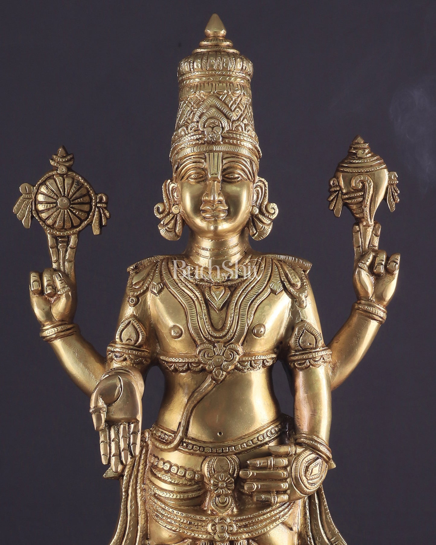 Brass Superfine Lord Venkateshwara Swamy Idol | 23 Inch (58.4 cm) | Divine Blessings