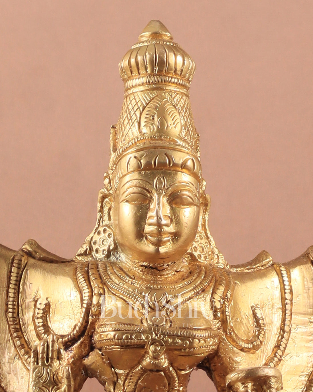 Mahisasur Mardini Durga Brass Idol 10" enhanced carvings