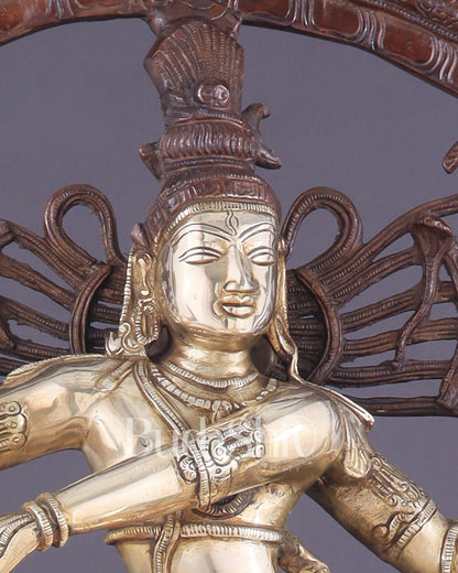 Brass Superfine Nataraja Statue 25" Double Chola tone