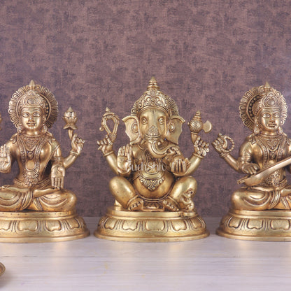 Ganesha Lakshmi Saraswati Set 14"