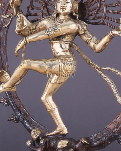 Brass Superfine Nataraja Statue 25" Double Chola tone