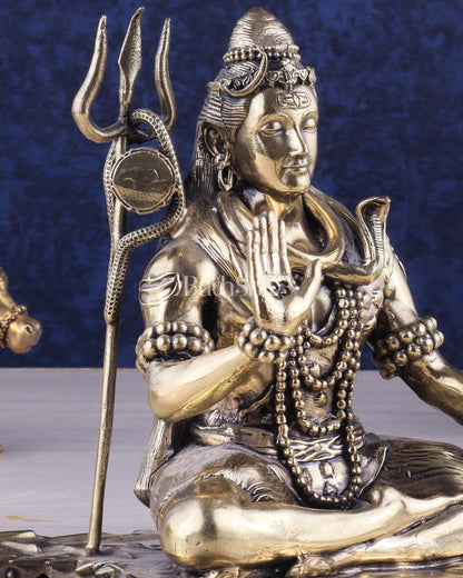 Brass Superfine Lord Shiva Statue 6.5"