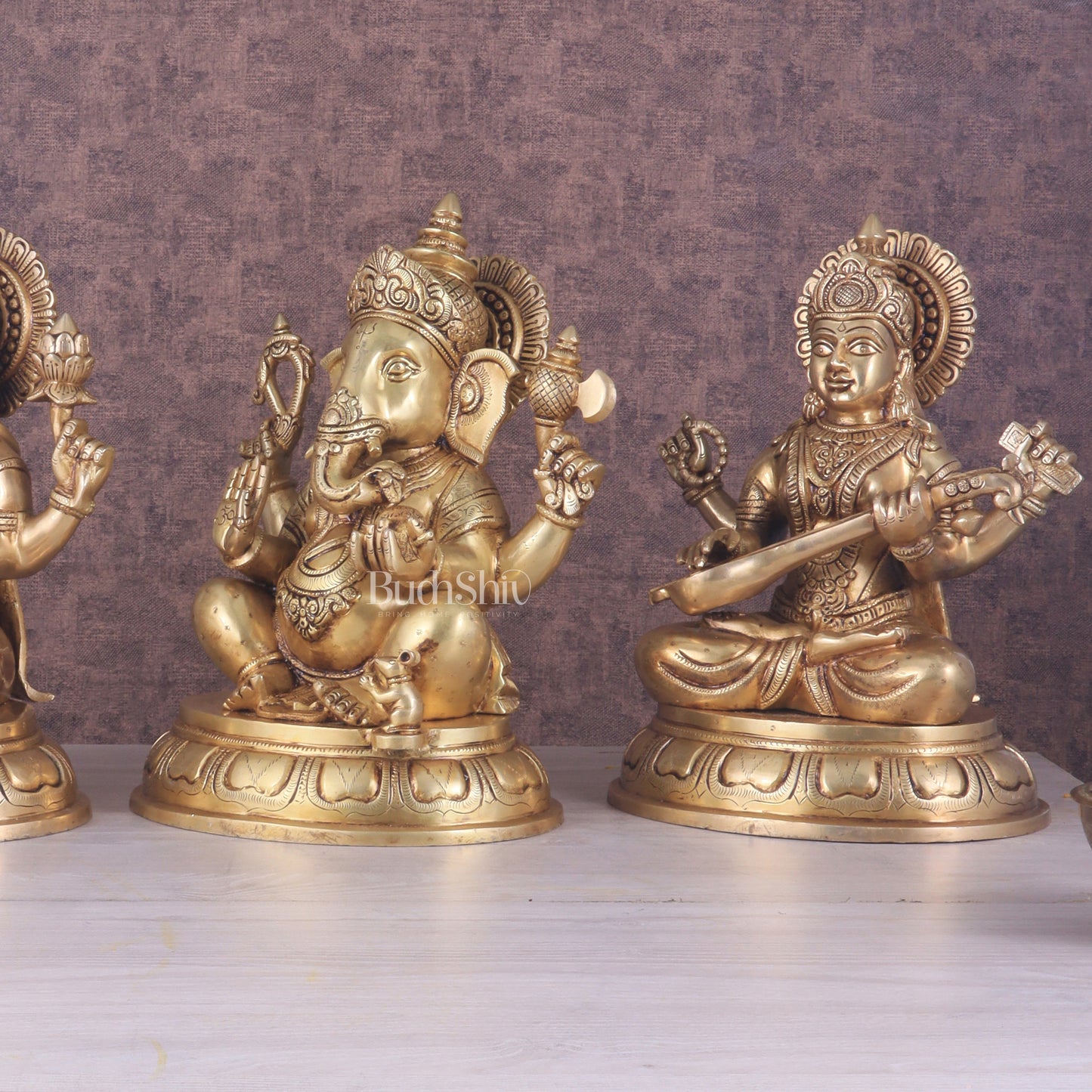 Ganesha Lakshmi Saraswati Set 14"