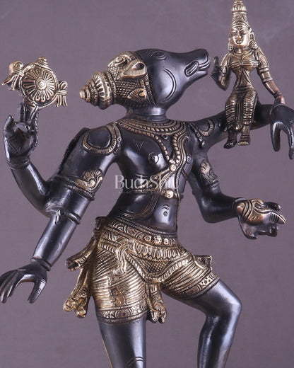 Varaha lakshmi Brass Idol 17.5"