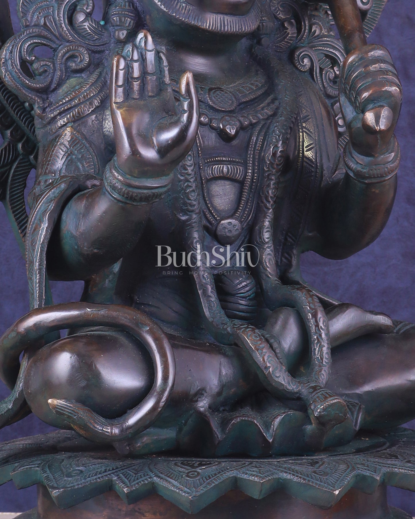 Pure Brass Vintage finish Lord Hanuman Statue - 18 inch