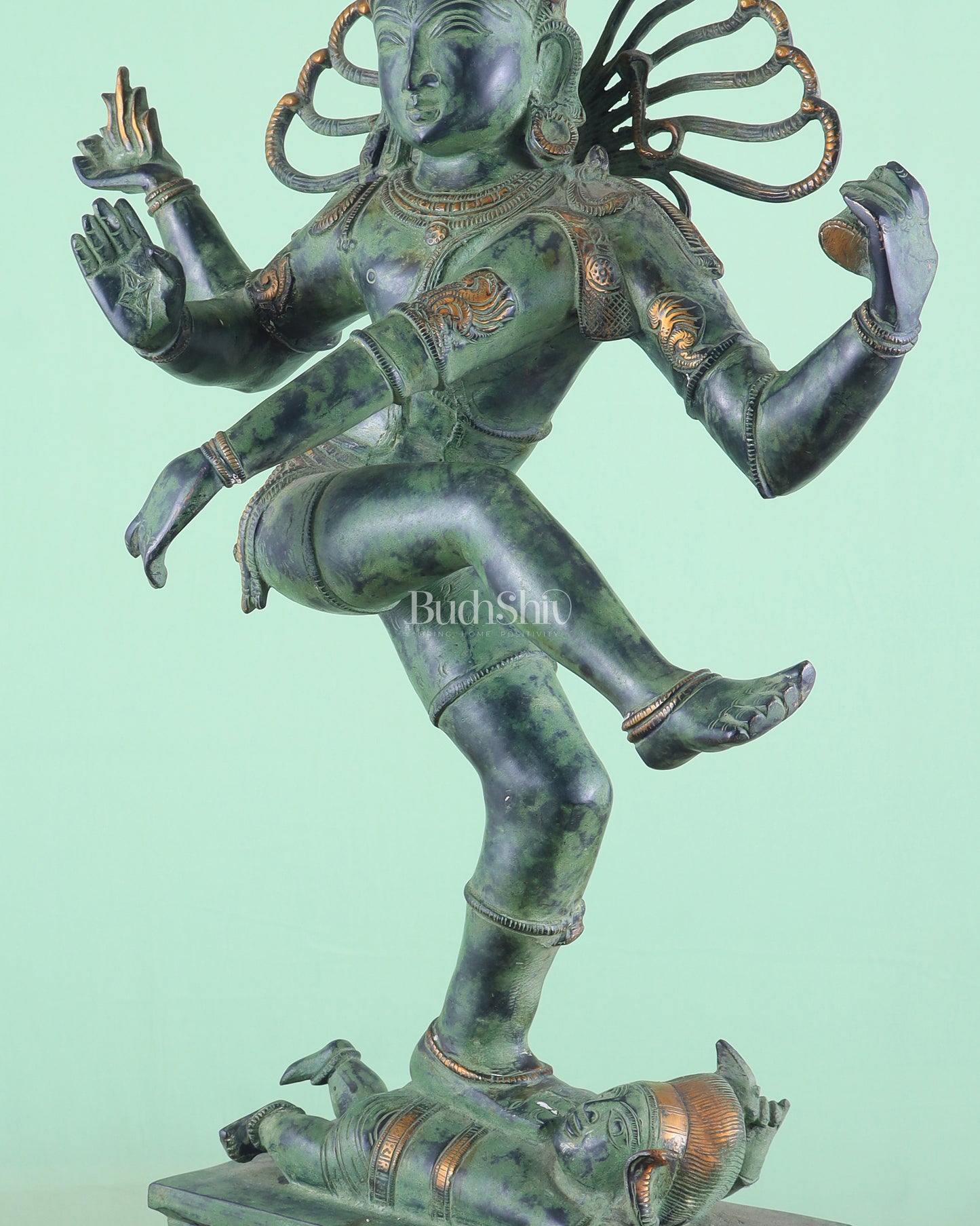 Pure Brass Vintage Dancing Shiva as Nataraja 27 inch