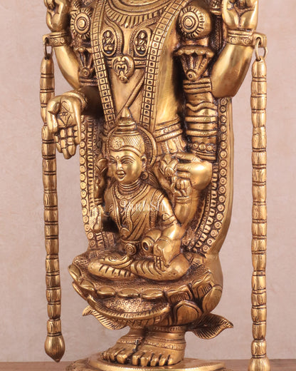 Superfine Brass Tirupati Balaji Idol | Height 20 inch