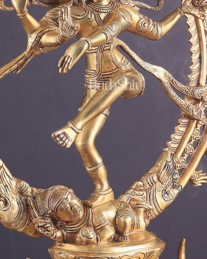 Brass Superfine Lord Nataraja Finely Crafted Statue 24.5"