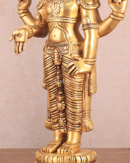 Brass Superfine Lord Tirupati Balaji Statue 18"