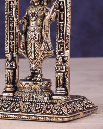 Pure Brass Intricate Ram Lalla Idol - 4" Tall