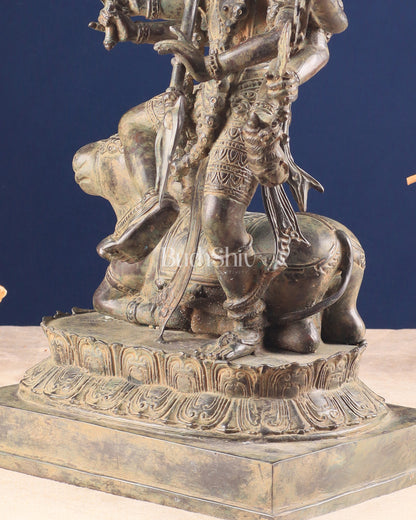 Vintage Bronze Goddess Kali Sculpture | Indonesian Lost Wax Casting