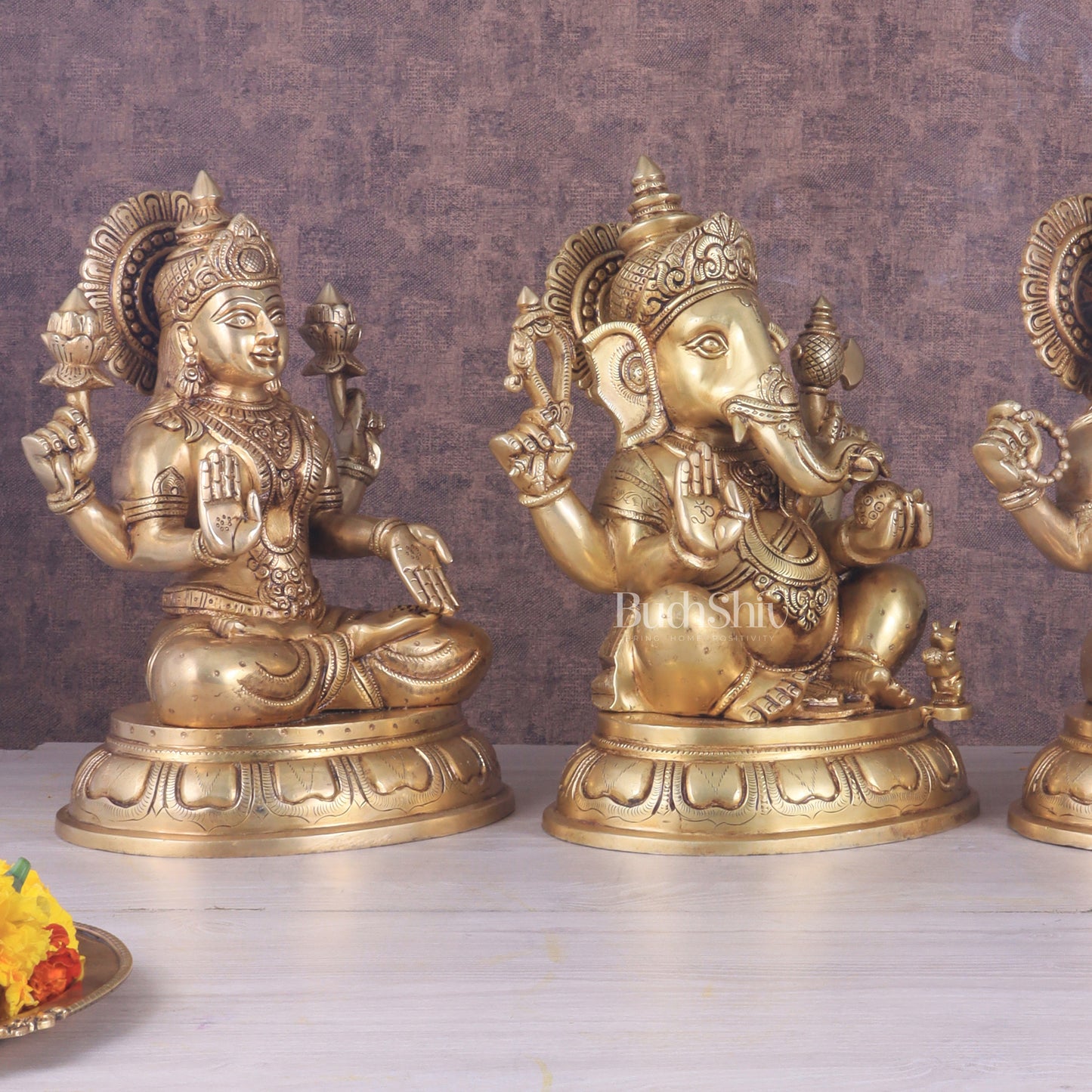 Ganesha Lakshmi Saraswati Set 14"