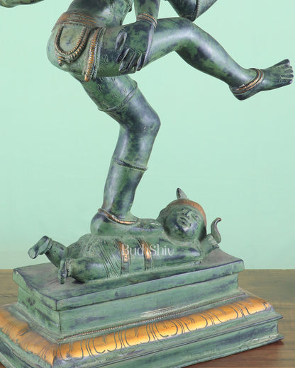 Pure Brass Vintage Dancing Shiva as Nataraja 27 inch