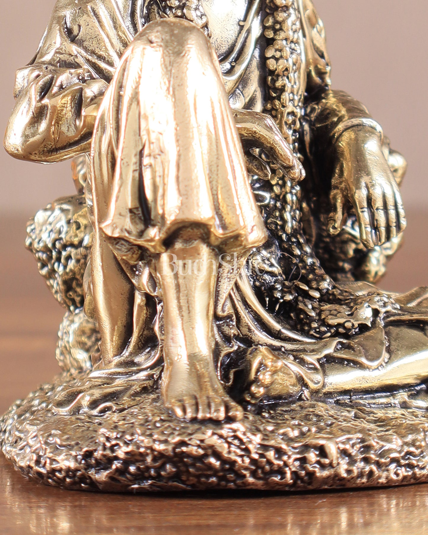 Brass Sai Baba Sitting Superfine Intricate Idol