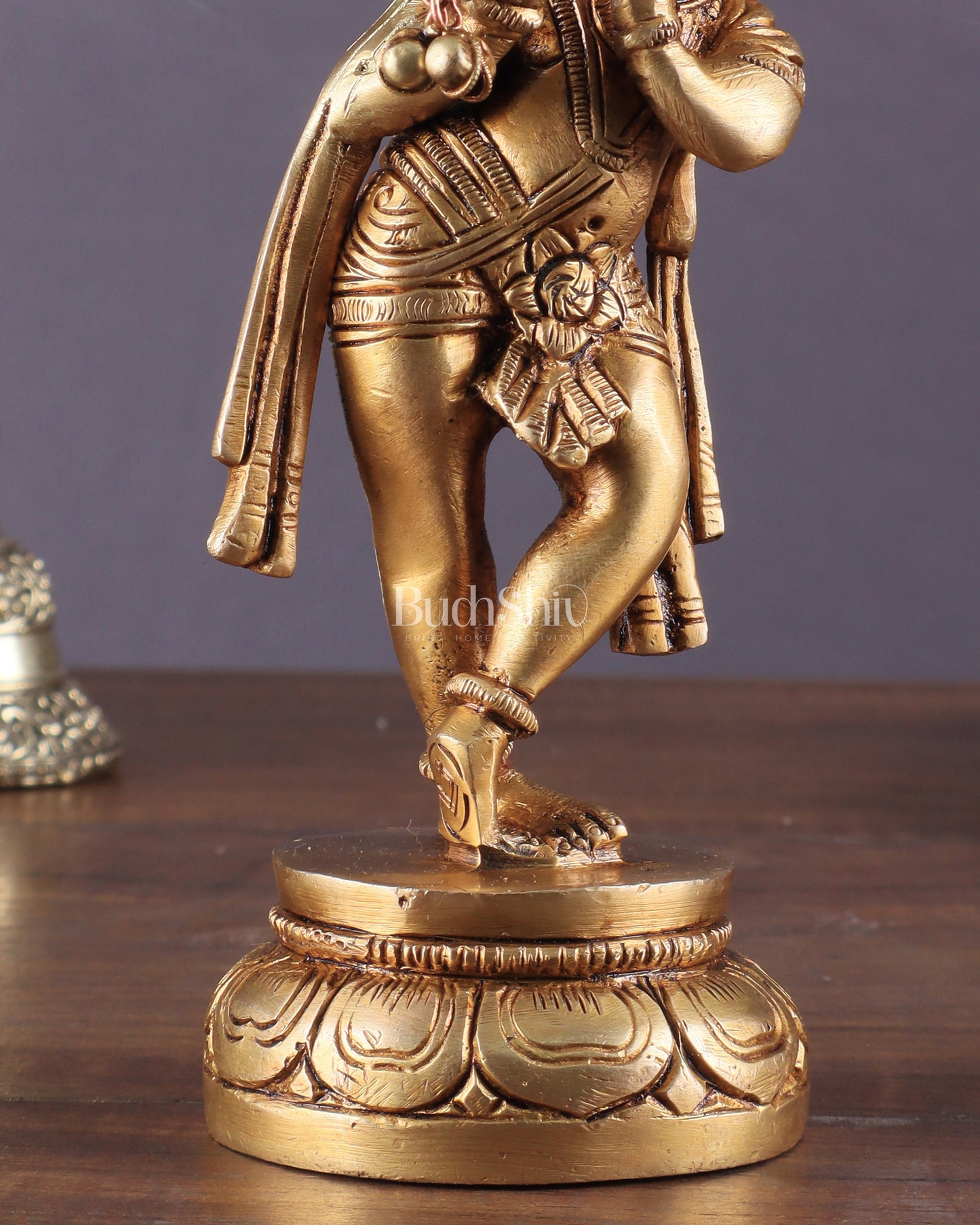 Unique Brass Superfine Lord Krishna Statue 6.5"