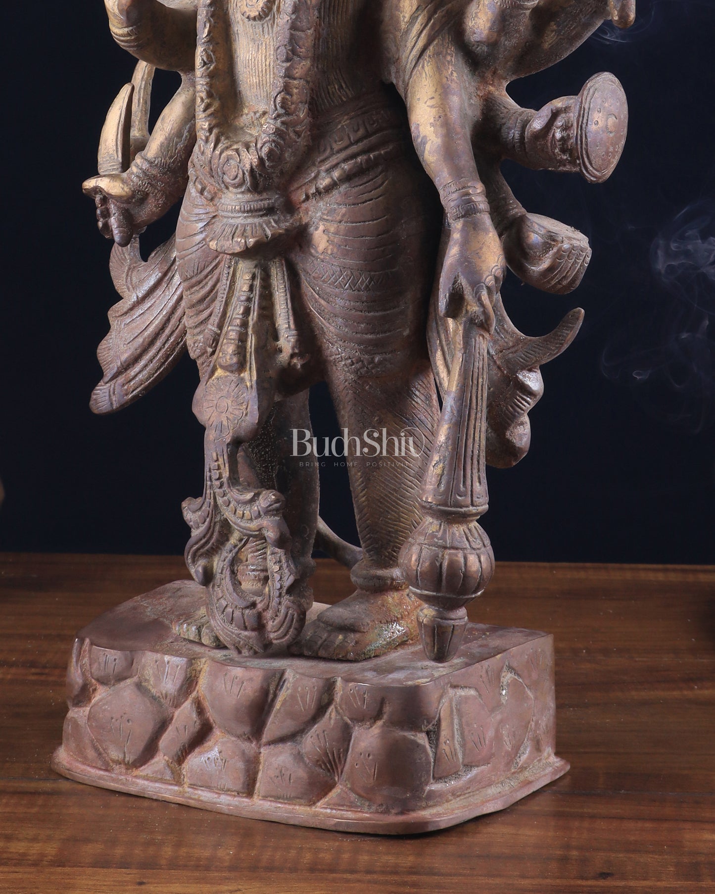 Vintage Panch Mukhi Hanuman Statue  - 17.5 Inches