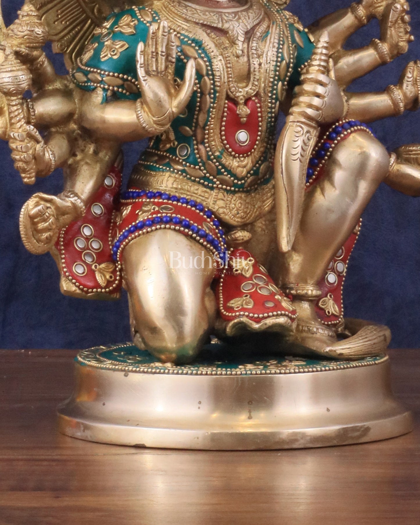 Brass Superfine Panchmukhi Hanuman 11 " statue