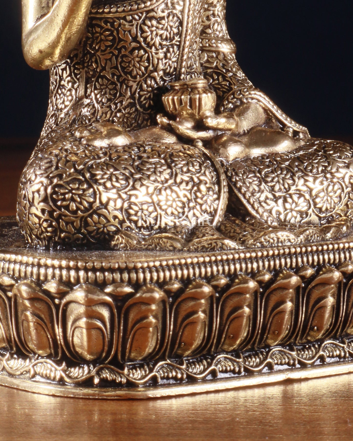 Pure Superfine Brass Blessing Buddha Idol 4"