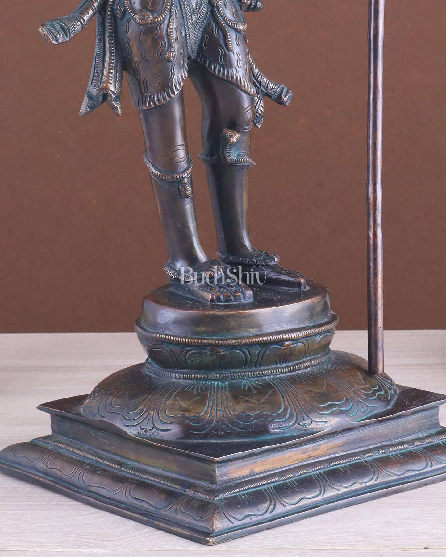 Pure Brass Pashupatinath Standing Lord Shiva Statue 21 inch