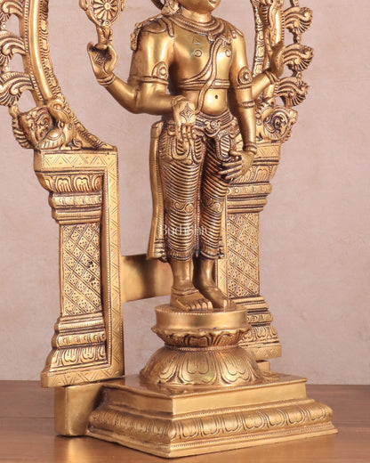 Brass Tirupati Balaji Lord Venkateshwara Swamy idol