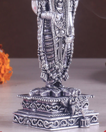 Brass Superfine Tirupati Balaji Silver-Plated Idol