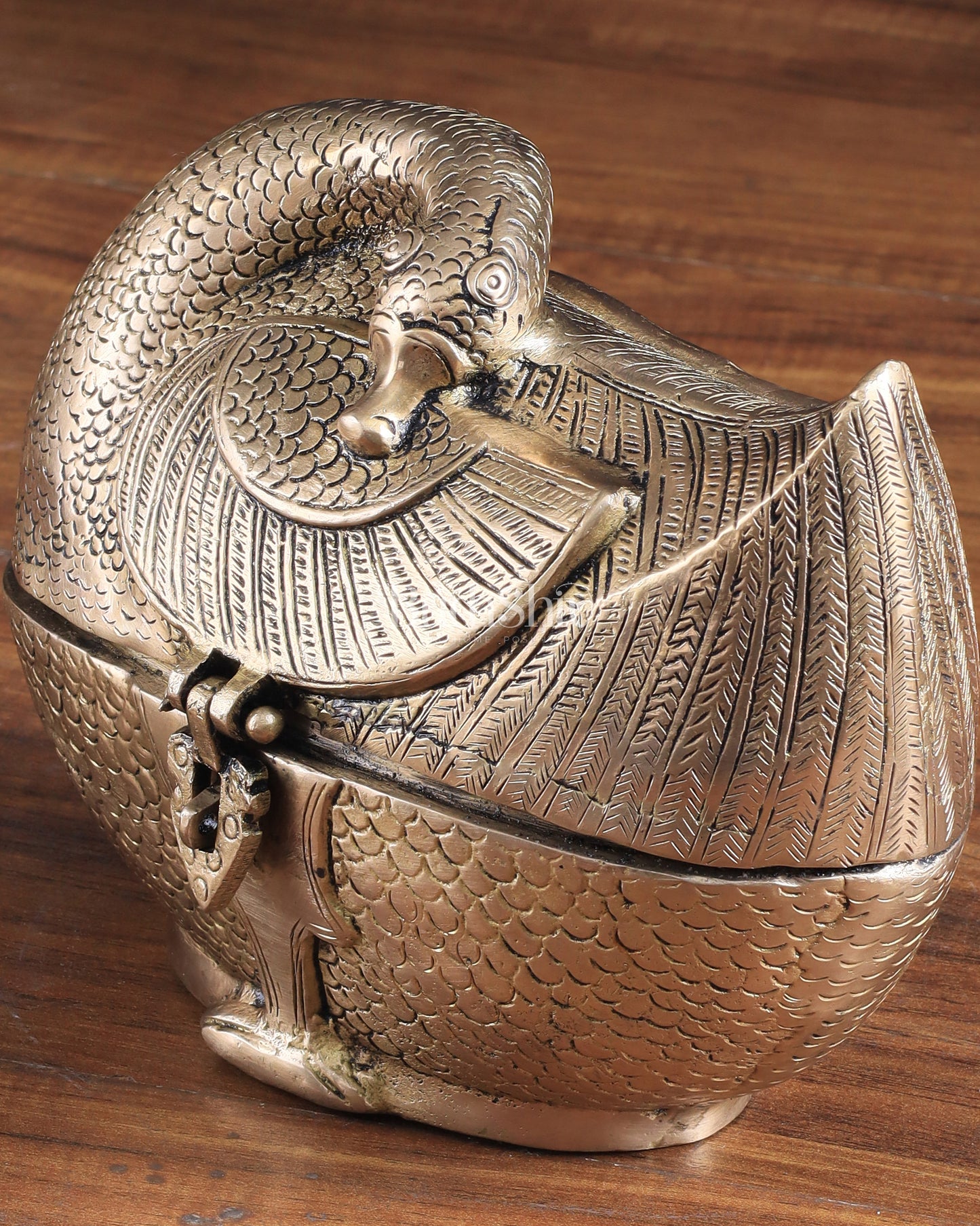 Pure Brass Unique Duck-Shaped Multipurpose Storage Box – Elegant Home Décor