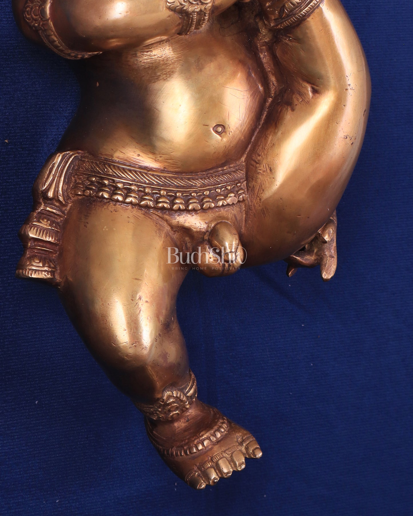 Pure Brass Wall Hanging Baby Krishna Statue