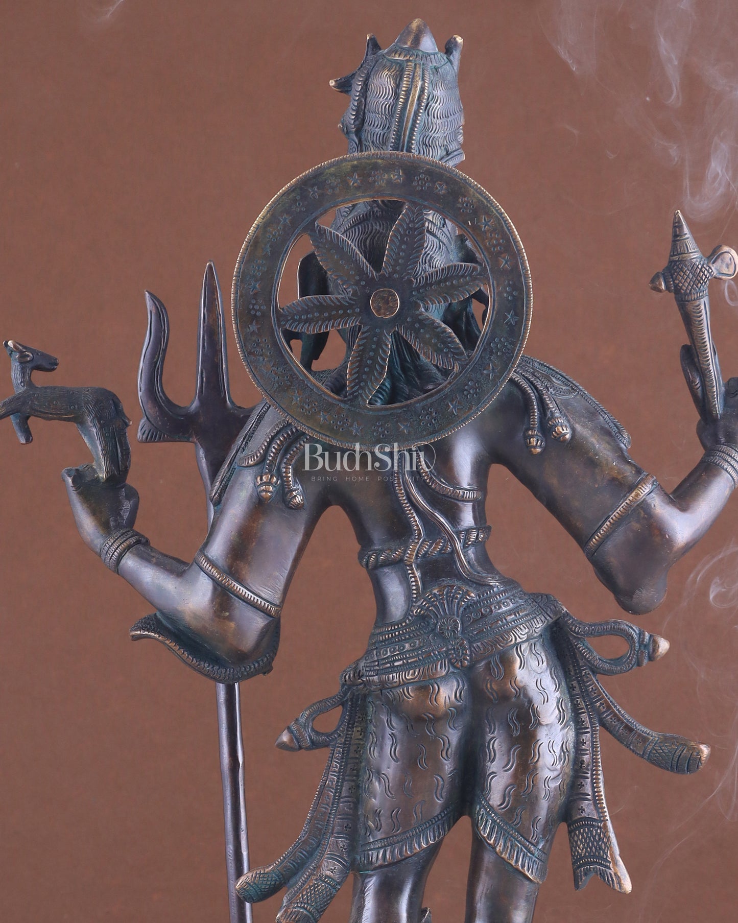 Pure Brass Pashupatinath Standing Lord Shiva Statue 21 inch