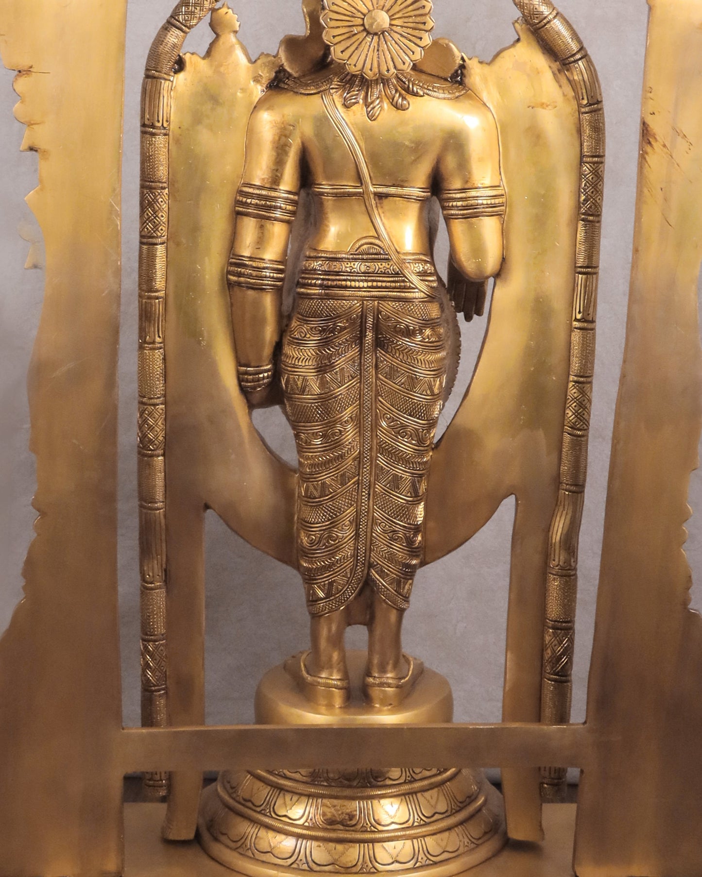 Pure Brass Tirupati Balaji Lord Venkateshwara Statue with Thiruvarchi - 40"