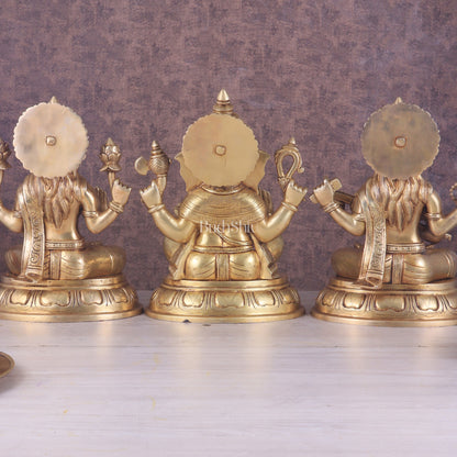 Ganesha Lakshmi Saraswati Set 14"