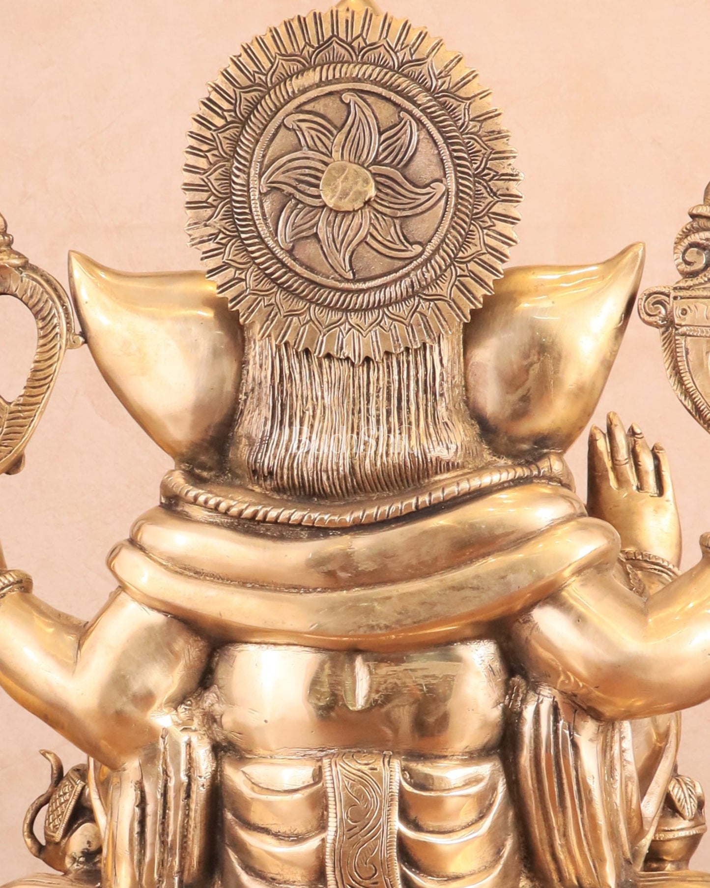 Rare Vinayaka Statue: Pure Brass with glossy Tone | 19