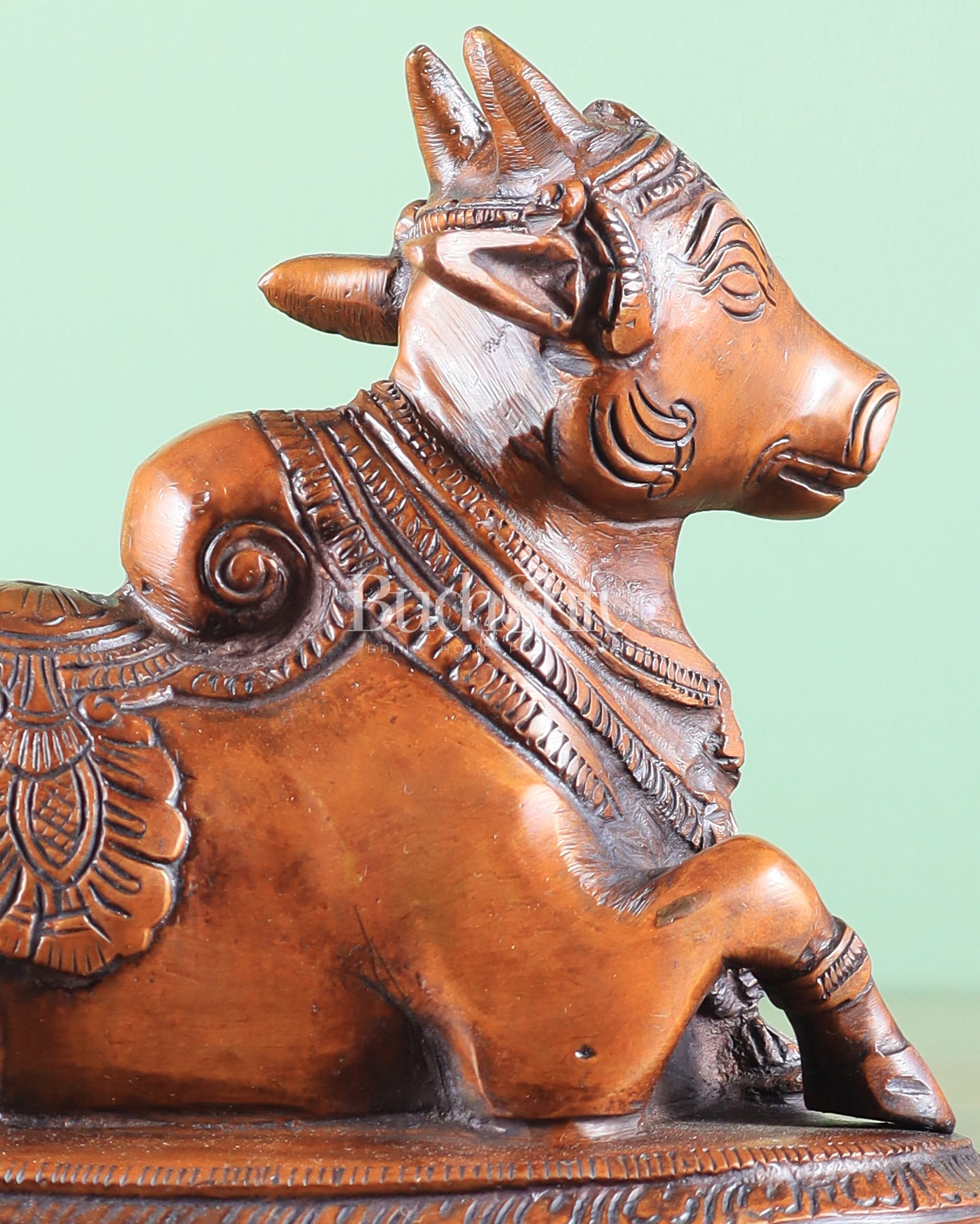 Brass Nandi Bull Idol copper tone | 5.5 inch