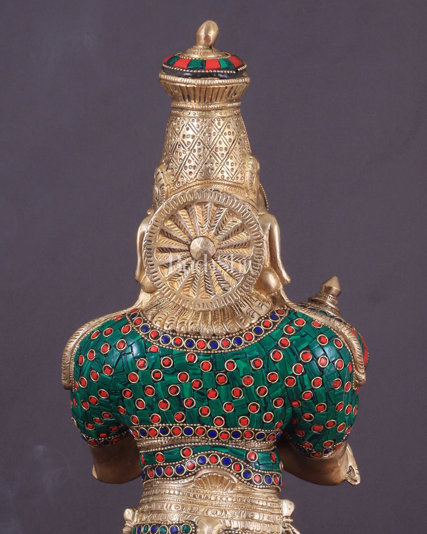 Brass Hanuman Statue in anjali Mudra - 21.5" Height