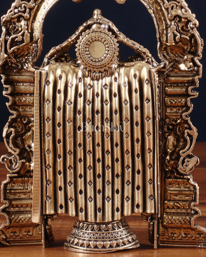 Superfine Brass Tirupati Balaji Statue - 6"