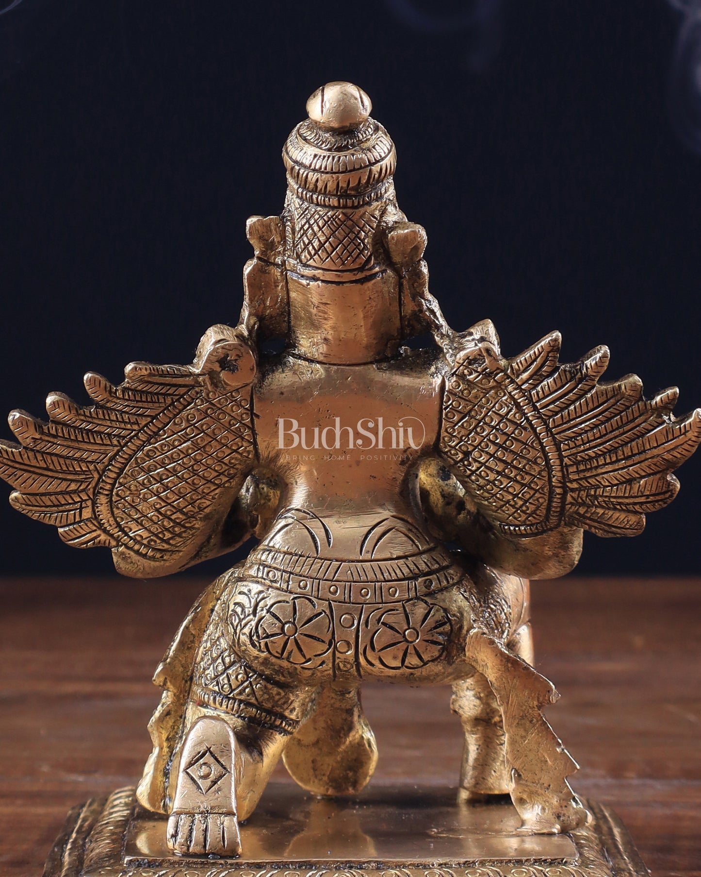 Brass Garuda Statue 5"